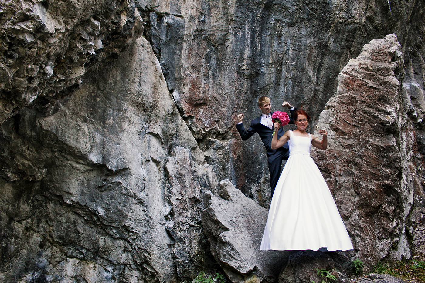 Horolezecká svadba Manínska Tiesňava